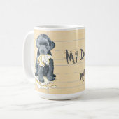 Mug Mon Bouvier A Mangé Mon Café À La Maison (Devant gauche)