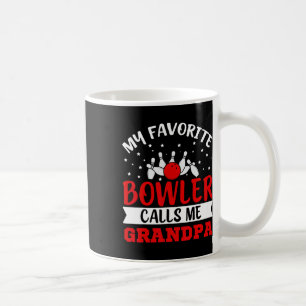 Mug Mon Bowler Favori M'Appelle Grand-Père Funny Bowli