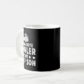 Mug Mon Bowler Favori Stepdad Bowling Step-papa D'Un B (Devant gauche)