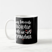 Mug Mon Bowler préféré m'appelle grand-mère de Bowling (Gauche)