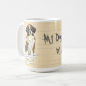 Mug Mon Boxer A Mangé Mes Devoirs (Devant gauche)
