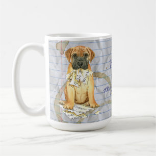 Mug Mon Bullmastiff a mangé mon plan de leçon