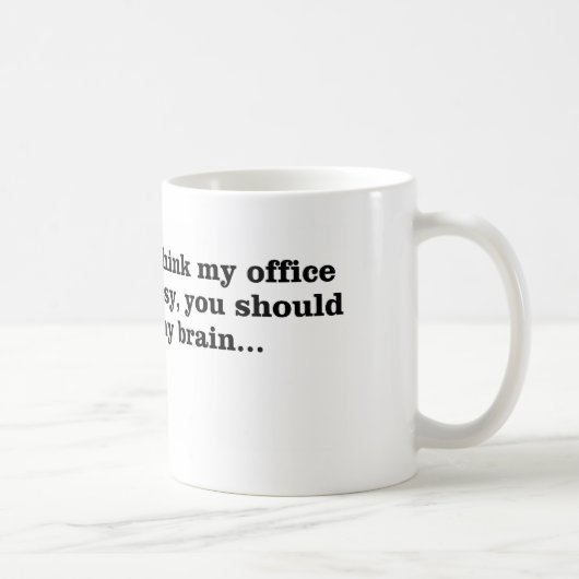 Mug Mon bureau malpropre (Droite)