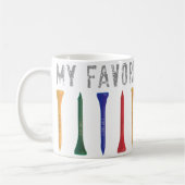 Mug Mon cadeau préféré Tee Cup Golf (Gauche)