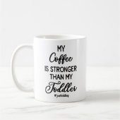 Mug Mon café est plus fort que mon bébé (Gauche)