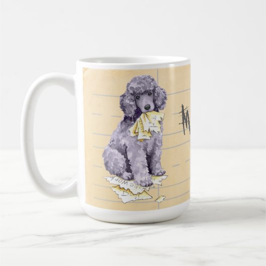 Mug Mon caniche a mangé mes devoirs (Gauche)