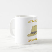 Mug Mon Casquette Off-Fedora (Devant gauche)