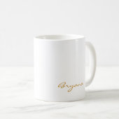 Mug Mon cerveau est composé à 80% de paroles de chanso (Devant droit)