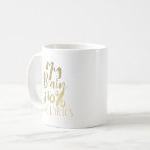 Mug Mon cerveau est composé à 80% de paroles de chanso (Devant gauche)