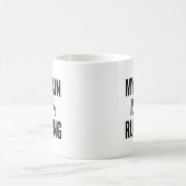 Mug Mon cerveau fonctionne à 80% Funny Runner (Centre)