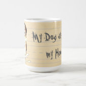 Mug Mon cerveau mange mes devoirs (Centre)