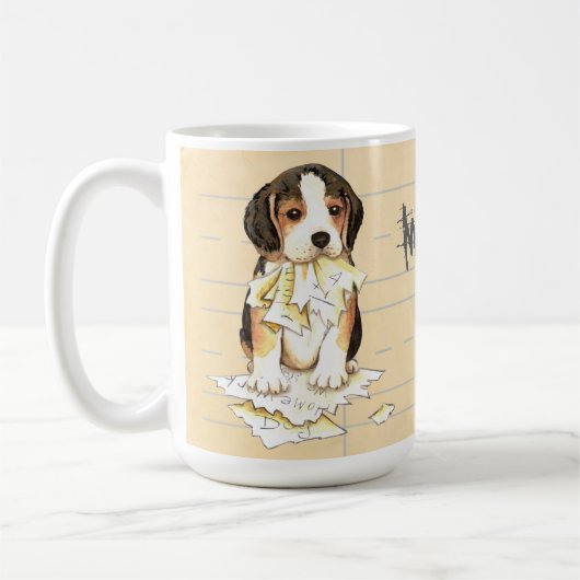 Mug Mon cerveau mange mes devoirs (Gauche)