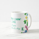 Mug Mon Charme Chanceux ? Café (Devant droit)