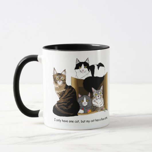 Mug Mon chat a des chats (Gauche)