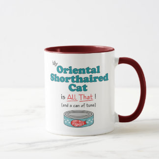 Mug Mon chat aux cheveux courts oriental est tout cela