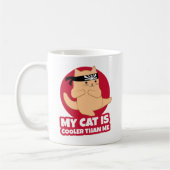 Mug Mon chat est Glacière que moi Funny Karate (Gauche)