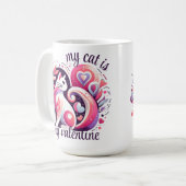 Mug Mon chat est ma Saint Valentin (Devant gauche)