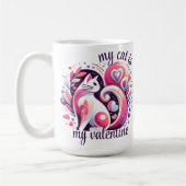 Mug Mon chat est ma Saint Valentin (Gauche)