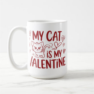 Mug Mon chat est mon Valentin