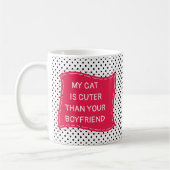 Mug Mon chat est plus mignon que votre ami (Gauche)