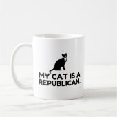 Mug Mon Chat Est Républicain (Gauche)