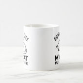 Mug Mon Chat Était Assis Sur Moi (Centre)