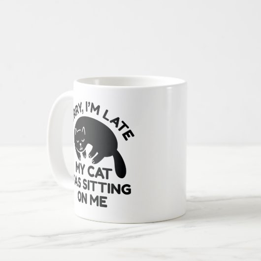 Mug Mon Chat Était Assis Sur Moi (Devant gauche)