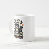 Mug Mon Chat Ne T'Aime Pas Rétro (Devant gauche)