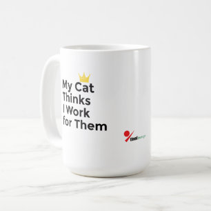 Mug Mon chat pense que je travaille pour eux – Déco dr