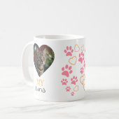 Mug Mon chat Photo personnalisée et nom (Devant gauche)