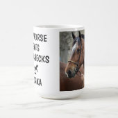Mug Mon Cheval Mange Paychèques - Photo Funny Equestri (Centre)