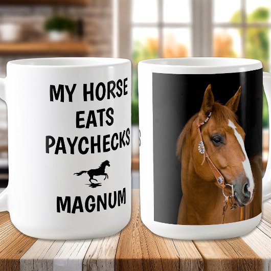 Mug Mon Cheval Mange Payes - Equestre Cheval Lover