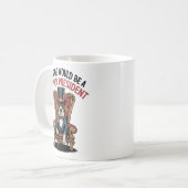 Mug "Mon chien à la présidence : une déclaration siden (Devant gauche)