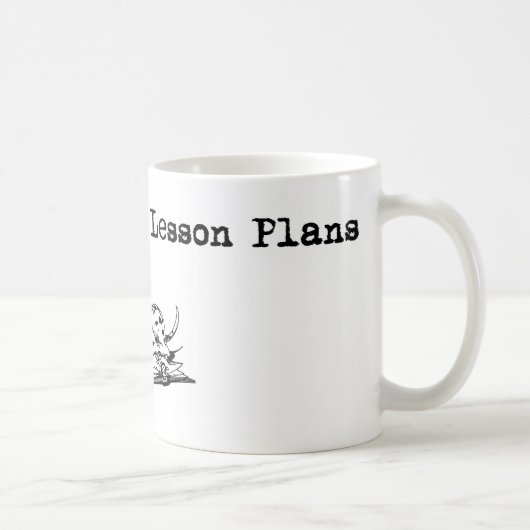 Mug Mon chien a mangé mes plans de cours (Droite)