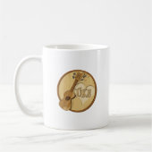 Mug Mon chien a… Un coeur Uke de puce de Jumpin (Gauche)