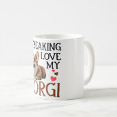 Mug Mon Chien Corgi, mignon amour (Devant droit)