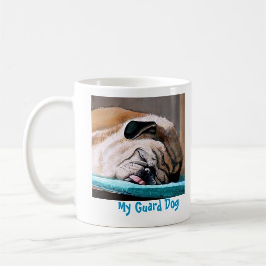 Mug Mon chien de garde (Gauche)