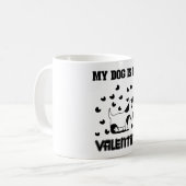 Mug Mon chien est ma Saint Valentin (Devant gauche)