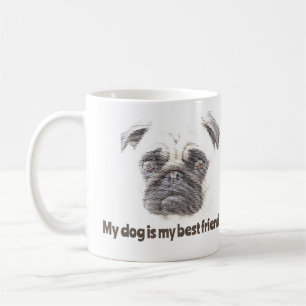 Mug Mon chien est mon meilleur ami.