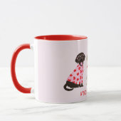 Mug Mon chien est mon Saint-Valentin Labrador Retrieve (Gauche)