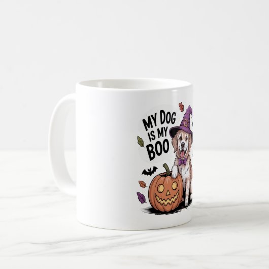 Mug Mon chien est My Boo Halloween (Devant gauche)