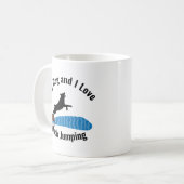 Mug Mon chien et moi aimons Dock Jumping Aussie (Devant gauche)