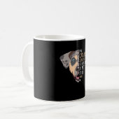 Mug Mon chien léopard Catahoula est une famille (Devant gauche)