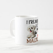 Mug Mon chien maltais, mignon amour (Devant gauche)
