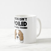 Mug Mon chien n'est pas gâté Cavalier roi Charles Espa (Devant droit)