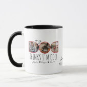 Mug Mon chien pense que je suis Cool Amoureux des chie (Gauche)