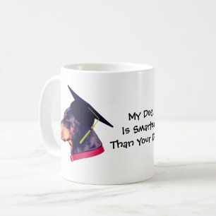 Mug Mon chien plus intelligent que votre Doberman drôl