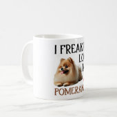 Mug Mon Chien Poméranien mignon (Devant gauche)