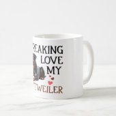 Mug Mon chien Rottweiler mignon (Devant droit)