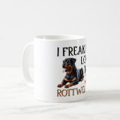 Mug Mon chien Rottweiler mignon (Devant gauche)